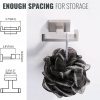 iviga brushed nickel wall mount double towel hook for bathroom livingroom kitchen 3