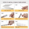 bird spikes stainless steel base 2