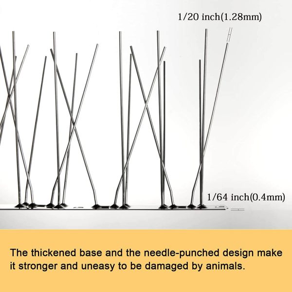 bird spikes stainless steel base 5