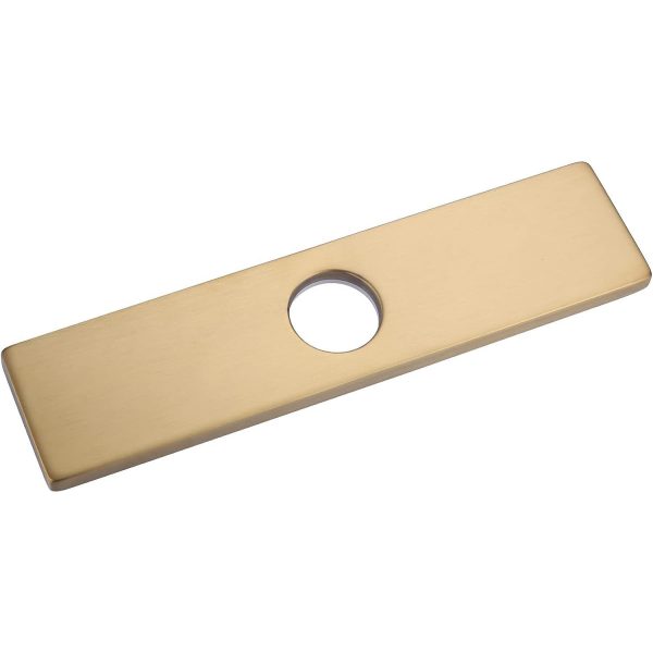 iVIGA 10 Sink Faucet Hole Cover Deck Plate Gold