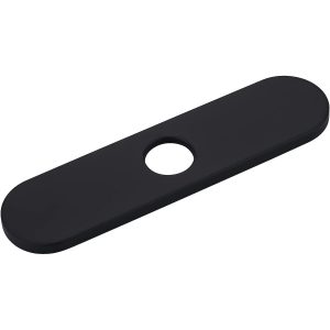 iVIGA 10″ Sink Faucet Hole Cover Deck Plate (Arc Edge) for Kitchen & Bathroom Vanity Sink Black