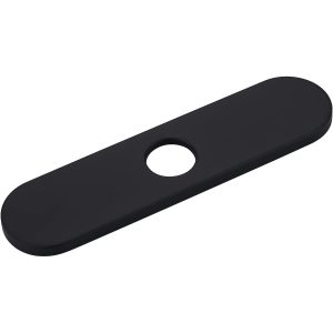 iVIGA 10″ Sink Faucet Hole Cover Deck Plate (Arc Edge) for Kitchen & Bathroom Vanity Sink Black