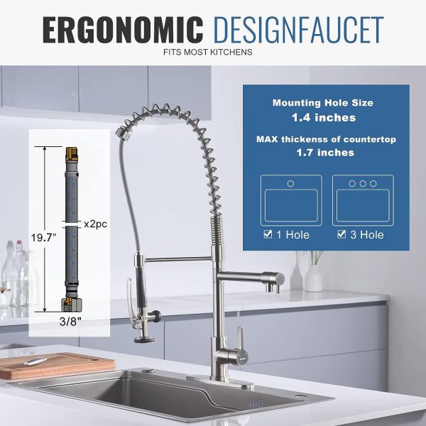 Pull Down Kitchen Faucet