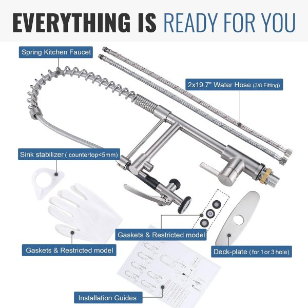 Pull Down Kitchen Faucet