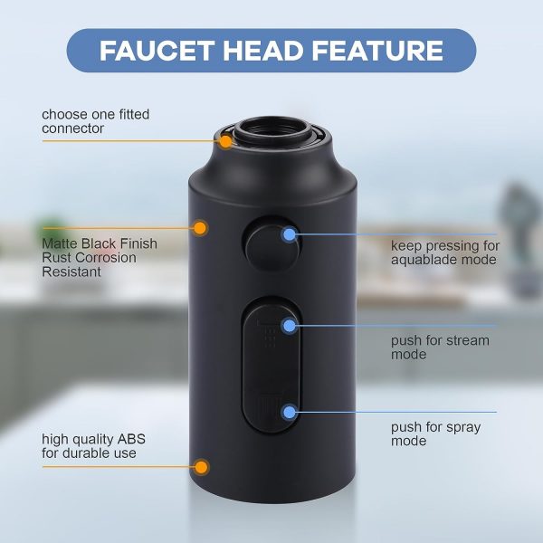 iVIGA Pull Down Faucet Sprayer Head Nozzle