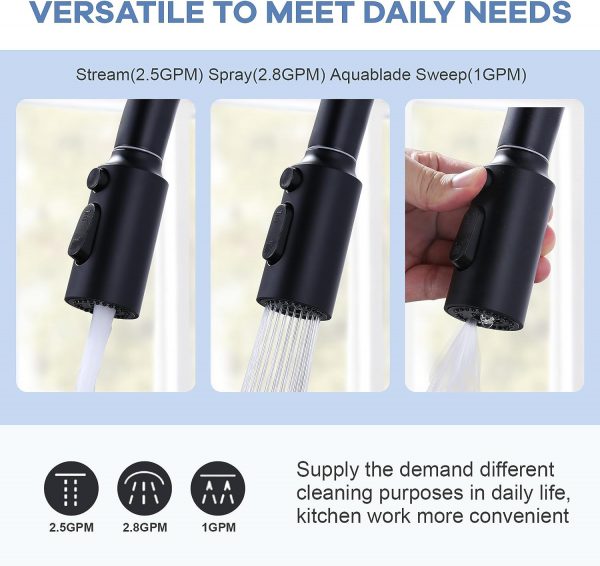 iVIGA Pull Down Faucet Sprayer Head Nozzle