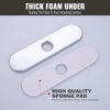 iVIGA 10 Sink Faucet Hole Cover Deck Plate Arc Edge Chrome