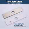 iVIGA 10 Sink Faucet Hole Cover Deck Plate Brushed Nickel