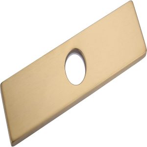 iVIGA 10″ Sink Faucet Hole Cover Deck Plate for Bathroom & Kitchen Vanity Sink Gold