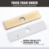 iVIGA 10 Sink Faucet Hole Cover Deck Plate Gold