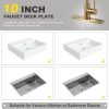 iVIGA 10 Sink Faucet Hole Cover Deck Plate Gold