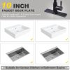 iVIGA 10 Sink Faucet Hole Cover Deck Plate Oil Rubbed Bronze