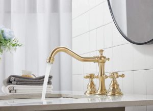 Elevate Your Bathroom with Elegance: The Gold Bathroom Faucet
