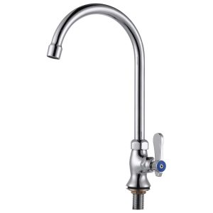 iVIGA Single Pantry Faucet with 6.5″ Swing Spout, Cold Water Only Kitchen Faucet with Single Hole Base & Handle