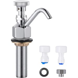 Dipper Well Faucet, iVIGA Coffee Shop Bar Counter Sink Faucet, Brass Commercial Food Washing Tool with Quick Connector