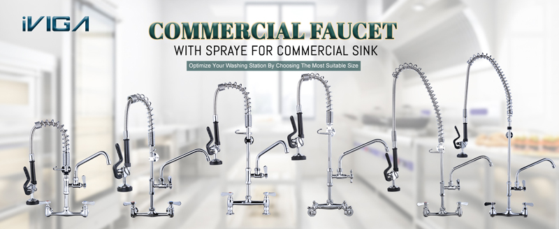 How to Fix A Leaking iVIGA Commercial Kitchen Sink Faucet - Blog - 1