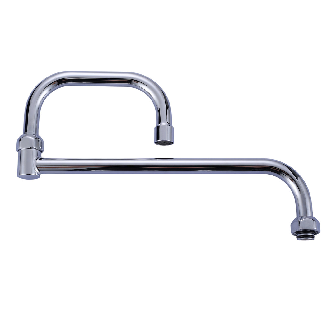 iVIGA Polished 18 in. Swivel Jointed Spout and Double Joint Swing Arms