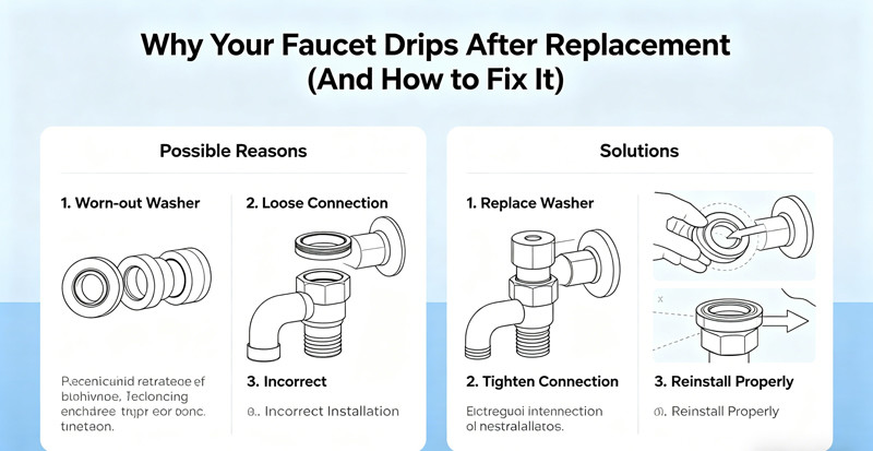 Why Your Faucet Drips After Replacement (And How to Fix It)