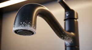 How Do I Remove Hard Water Stains From a Black Faucet Without Ruining the Finish?