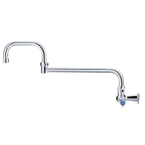 iVIGA Wall Mount Commercial Pot Filler Faucet with 20.6 Inch Double Joint Swing Nozzle